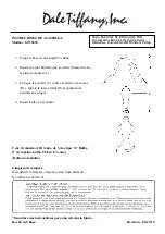 Предварительный просмотр 2 страницы Dale Tiffany GT10234 Assembly Instructions