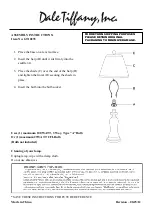 Preview for 1 page of Dale Tiffany GT10235 Assembly Instructions