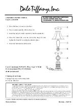 Dale Tiffany GT10355 Assembly Instructions preview