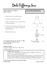 Предварительный просмотр 2 страницы Dale Tiffany GT10356 Assembly Instructions