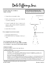 Предварительный просмотр 2 страницы Dale Tiffany GT10360 Assembly Instructions