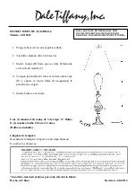 Предварительный просмотр 2 страницы Dale Tiffany GT10367 Assembly Instructions