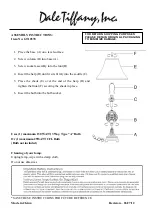 Предварительный просмотр 1 страницы Dale Tiffany GT10370 Assembly Instructions