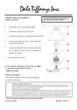 Предварительный просмотр 2 страницы Dale Tiffany GT10370 Assembly Instructions