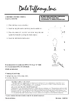 Dale Tiffany GT10794 Assembly Instructions preview