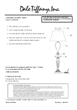 Dale Tiffany GT11222 Assembly Instructions preview