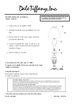 Предварительный просмотр 2 страницы Dale Tiffany GT11223 Assembly Instructions