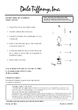 Preview for 2 page of Dale Tiffany GT11261 Assembly Instructions