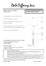 Preview for 2 page of Dale Tiffany GT12273 Assembly Instructions