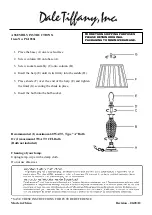 Dale Tiffany PG10361 Assembly Instructions preview