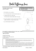 Dale Tiffany PG10363 Assembly Instructions preview