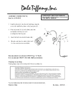 Dale Tiffany STW19107 Assembly Instructions preview