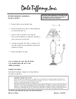 Предварительный просмотр 2 страницы Dale Tiffany TA100353 Assembly Instructions