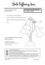 Preview for 1 page of Dale Tiffany TA10805 Assembly Instructions