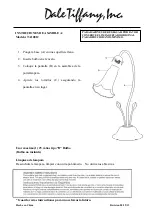 Предварительный просмотр 2 страницы Dale Tiffany TA10812 Assembly Instructions