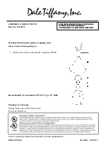 Preview for 1 page of Dale Tiffany TA10874 Assembly Instructions