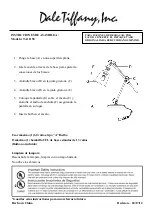 Preview for 2 page of Dale Tiffany TA11158 Assembly Instructions