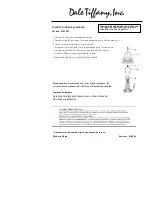 Preview for 2 page of Dale Tiffany TA13005 Assembly Instructions