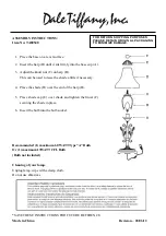 Preview for 1 page of Dale Tiffany TA80540 Assembly Instructions