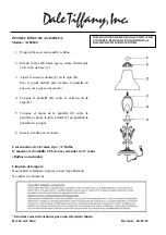 Preview for 2 page of Dale Tiffany TA80540 Assembly Instructions