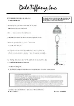 Preview for 2 page of Dale Tiffany TB101109 Assembly Instructions