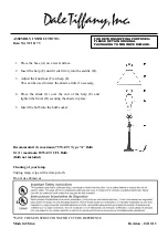 Preview for 1 page of Dale Tiffany TC11173 Assembly Instructions