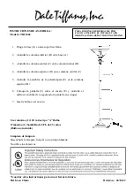 Предварительный просмотр 2 страницы Dale Tiffany TR11062 Assembly Instructions