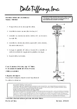 Preview for 2 page of Dale Tiffany TR13068 Assembly Instructions