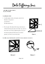 Предварительный просмотр 2 страницы Dale Tiffany TT100015 Assembly Instructions