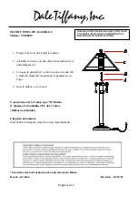 Preview for 3 page of Dale Tiffany TT100015 Assembly Instructions