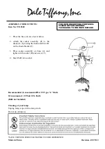 Dale Tiffany TT10345 Assembly Instructions preview