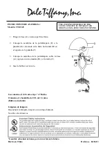 Preview for 2 page of Dale Tiffany TT10345 Assembly Instructions