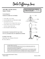 Dale Tiffany TT10823 Assembly Instructions preview