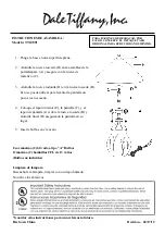 Preview for 2 page of Dale Tiffany TT10891 Assembly Instructions