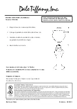 Предварительный просмотр 2 страницы Dale Tiffany TT11004 Assembly Instructions