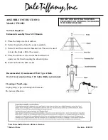 Preview for 1 page of Dale Tiffany TT11051 Assembly Instructions