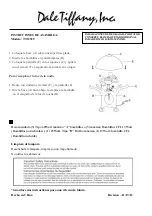 Preview for 2 page of Dale Tiffany TT12329 Assembly Instructions