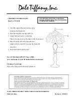 Dale Tiffany TT12338 Assembly Instructions preview