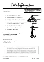 Preview for 1 page of Dale Tiffany TT12364 Assembly Instructions