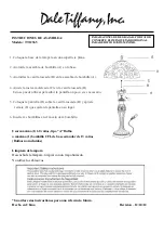 Preview for 2 page of Dale Tiffany TT12365 Assembly Instructions