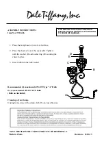 Dale Tiffany TT12426 Assembly Instructions preview