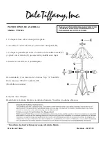 Предварительный просмотр 2 страницы Dale Tiffany TT12436 Assembly Instructions