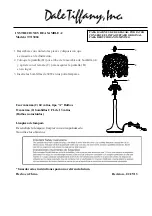 Предварительный просмотр 2 страницы Dale Tiffany TT13004 Assembly Instructions