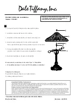 Preview for 2 page of Dale Tiffany TT13059 Assembly Instructions