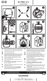 Preview for 2 page of DALEMANS D-TEX 3F+ Quick Manual