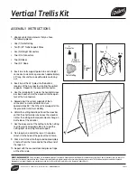 Предварительный просмотр 1 страницы Dalen Vertical Trellis Kit Assembly Instructions