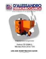 D'Alessandro Termomeccanica CS Small 100 Use And Maintenance Manual preview