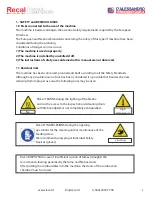 Предварительный просмотр 5 страницы D'Alessandro Termomeccanica CSL100 Use And Maintenance Manual