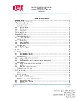 Preview for 3 page of Dali Wireless DW-010-7373-08 Installation And Operation Manual