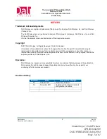 Preview for 2 page of Dali Wireless Transcend t43 Installation And Operation Manual